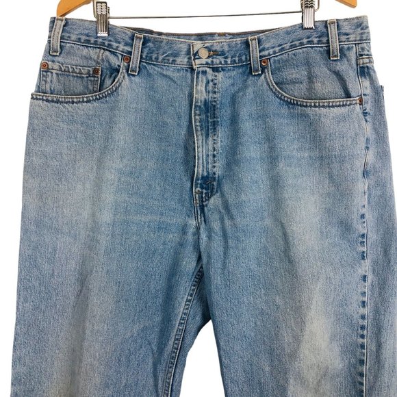Vtg Y2K 00s Levi's 550 Men's Jeans Relaxed Fit Medium Wash Cotton Sz W40 L30 - Picture 2 of 11